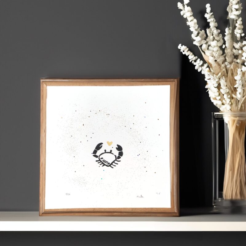 Crabe Cœur Doré, Signe Cancer