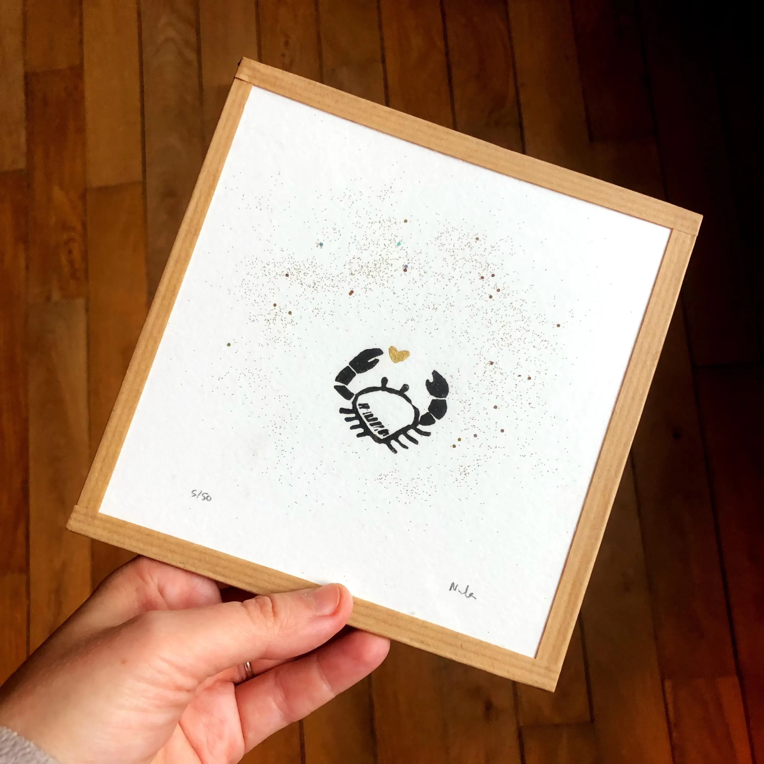 Crabe Cœur Doré, Signe Cancer – Image 4