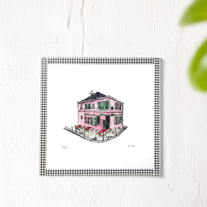 La Maison Rose, Montmartre