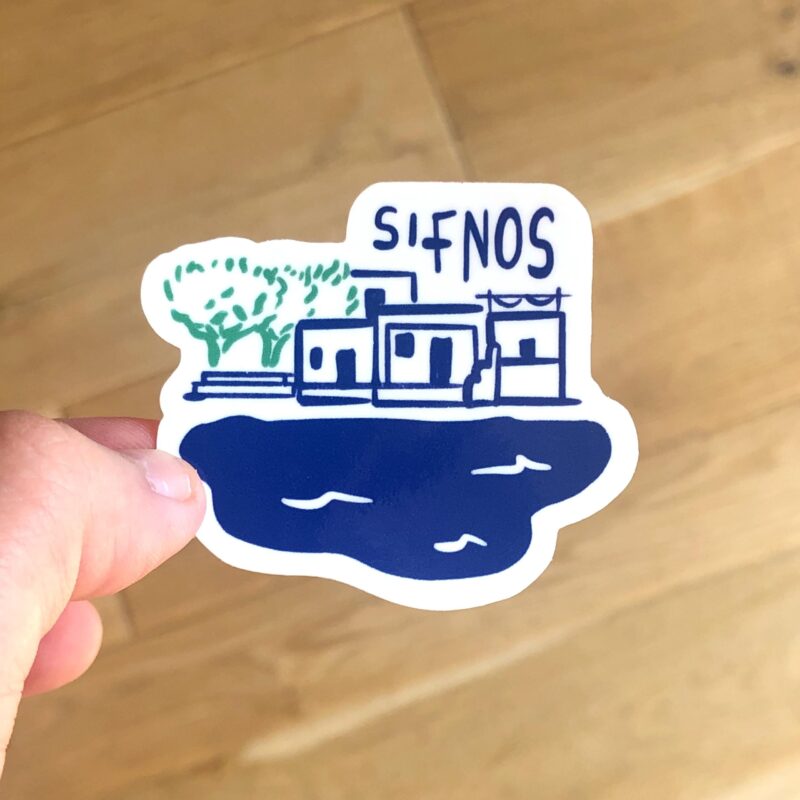 Sticker Sifnos, Cyclades, Grèce