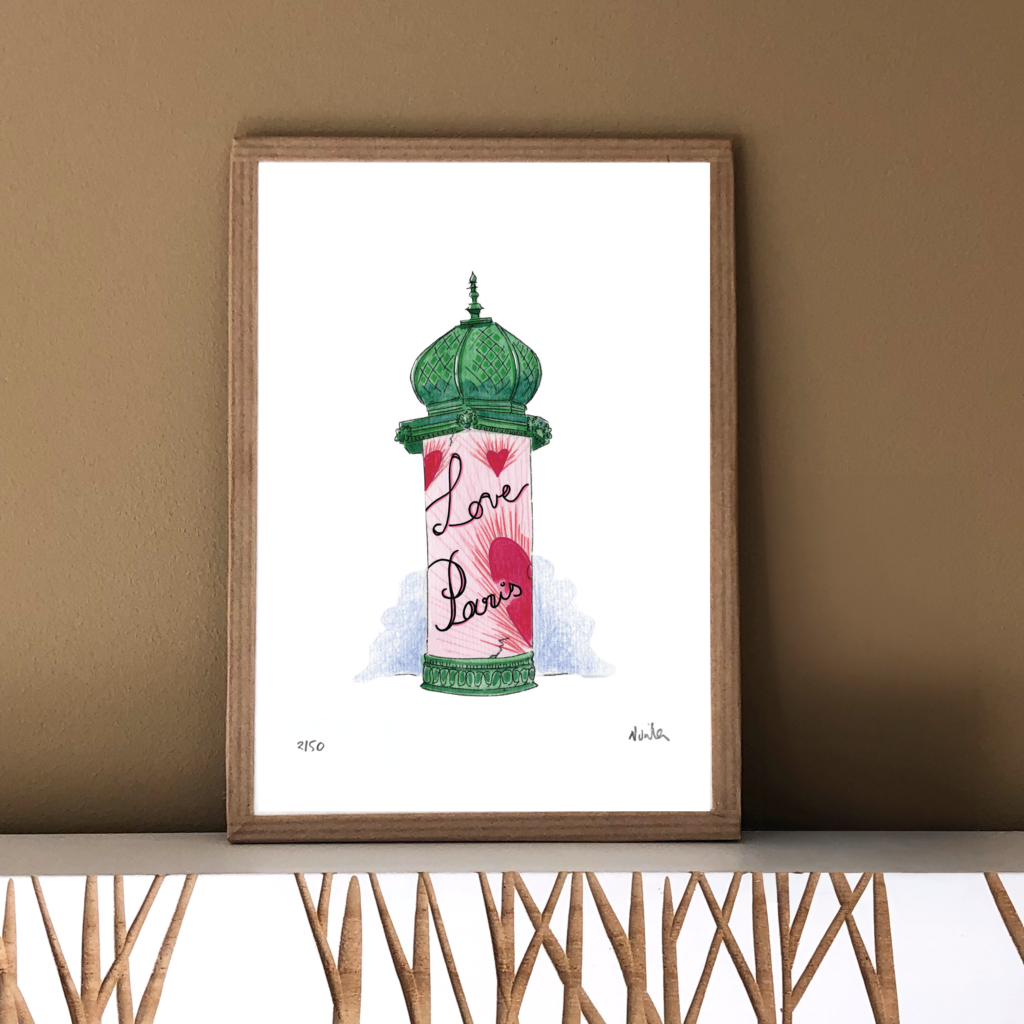 Colonne Morris Love Paris