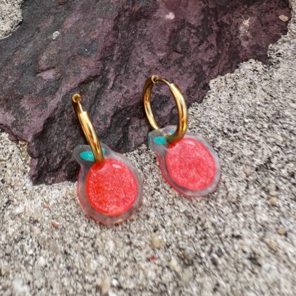 Boucles d'Oreilles Clémentines Pailletées